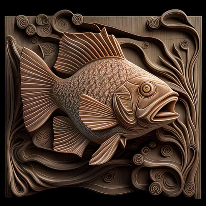 3D модель Дрібна риба риба (STL)